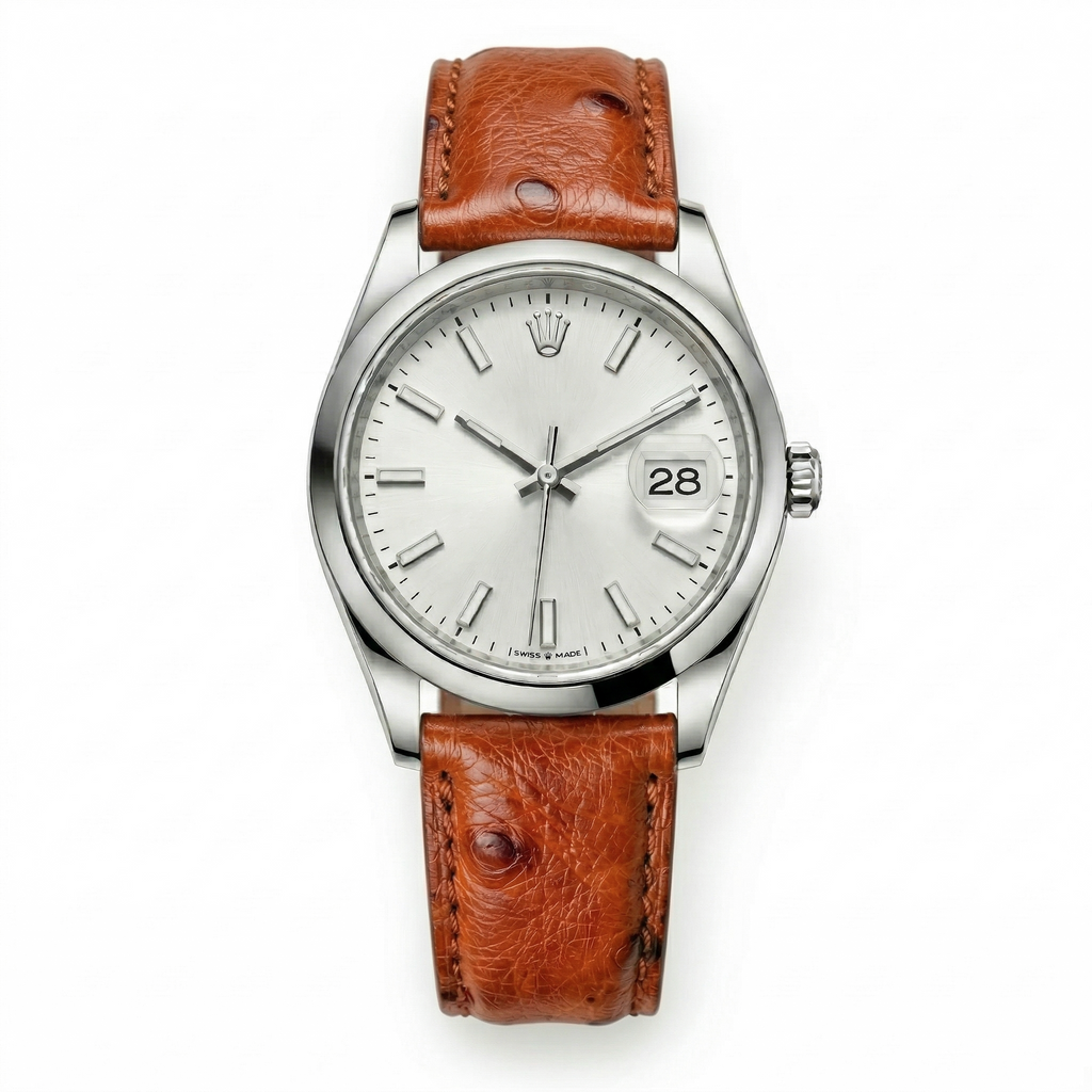 Bracelet de Montre Autruche Camel