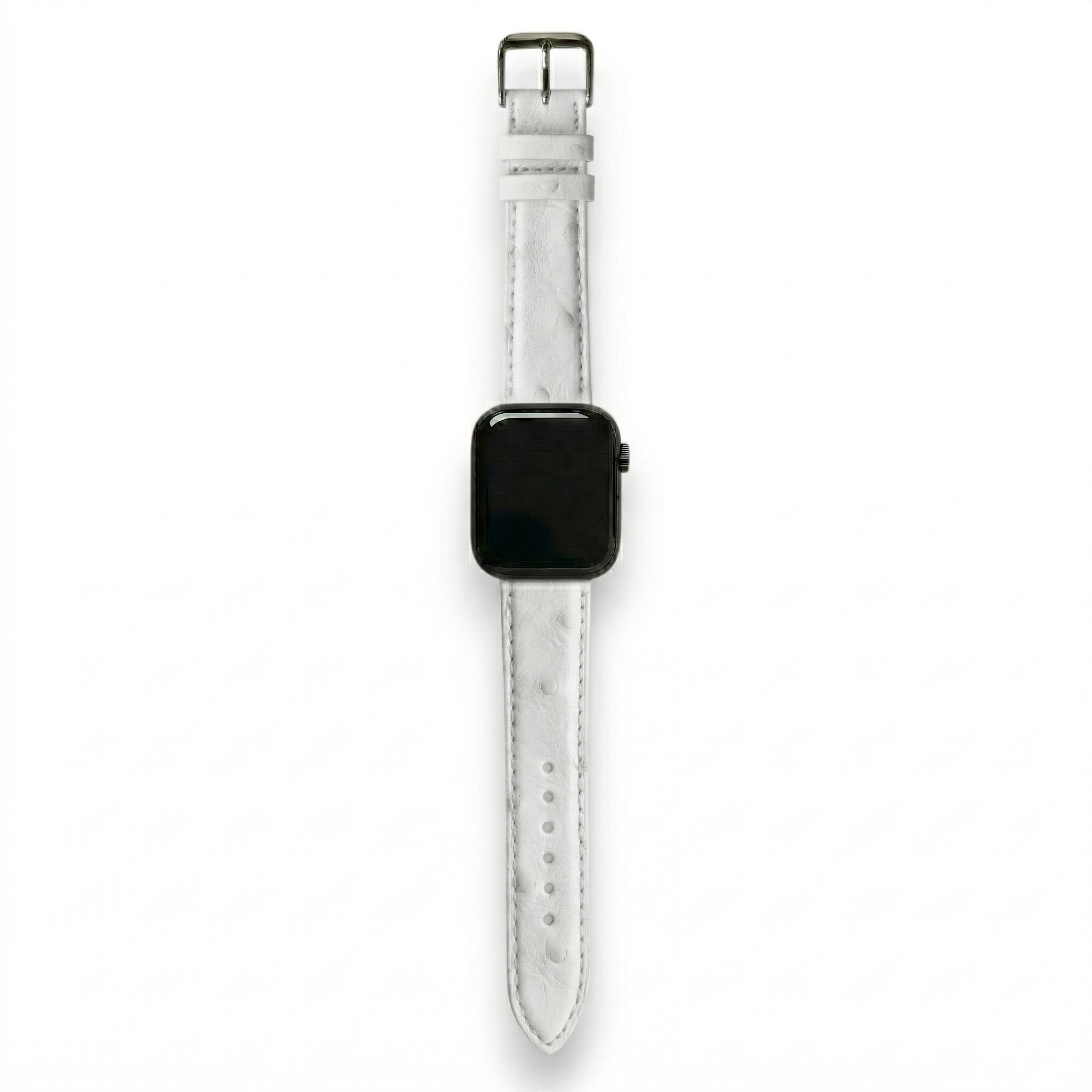 Bracelet de Montre Autruche Blanc