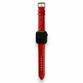 Bracelet de Montre Autruche Rouge