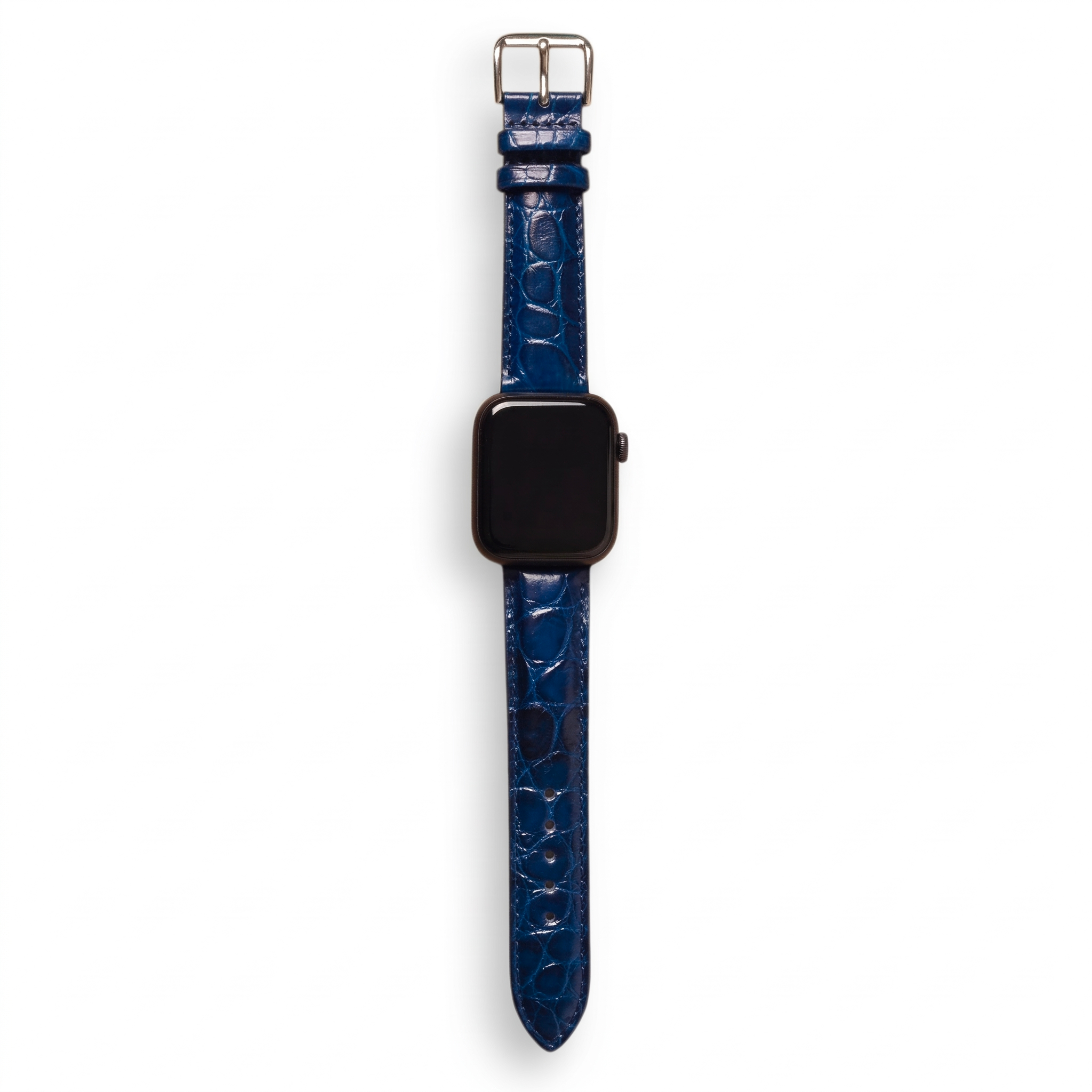 Bracelet de Montre Alligator Sauvage Bleu Minuit