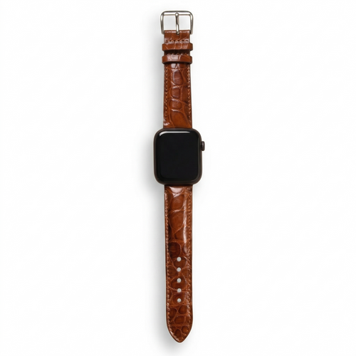 Bracelet de Montre Alligator Sauvage Camel