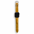 Bracelet de Montre Alligator Sauvage Jaune