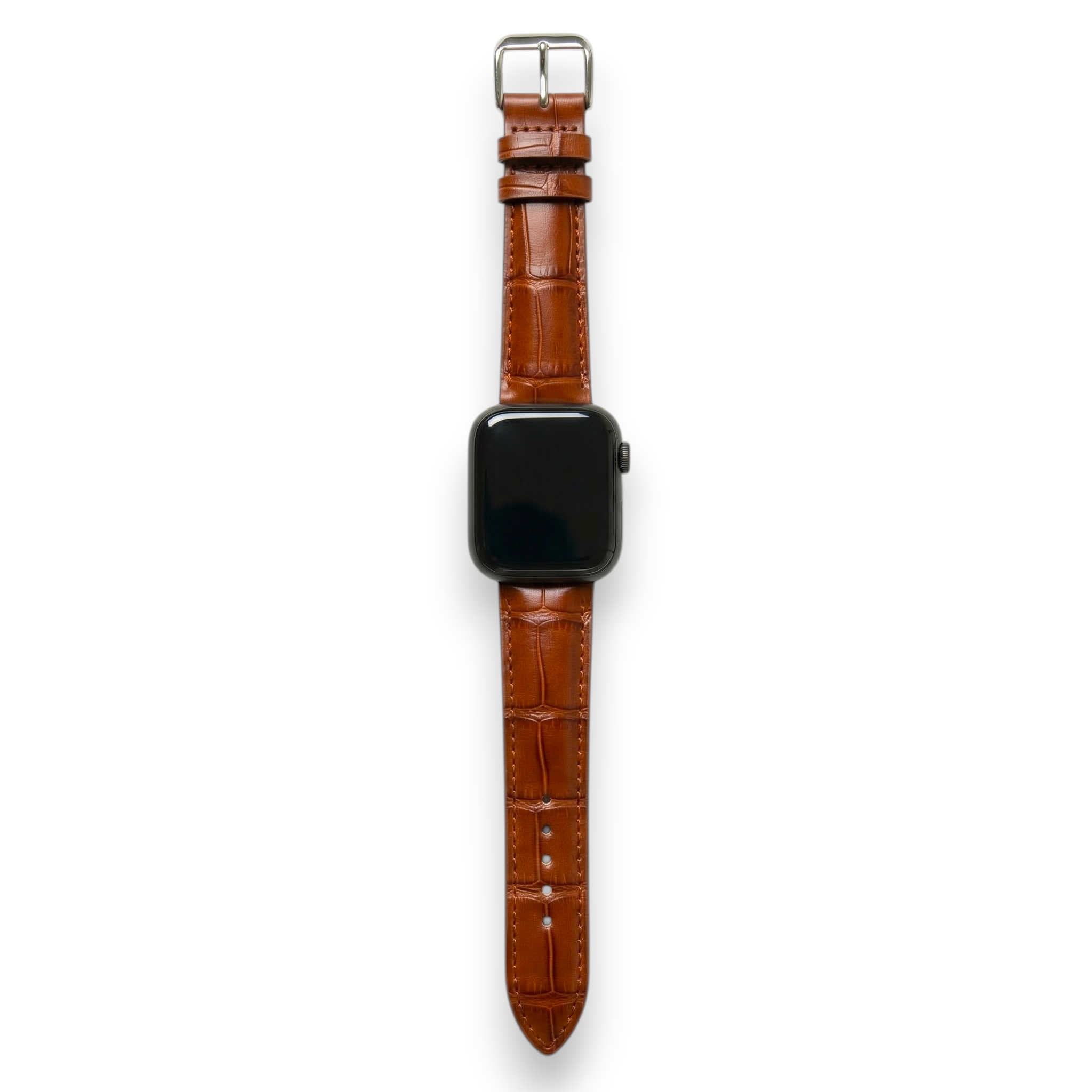Bracelet de Montre Alligator Lisse Camel
