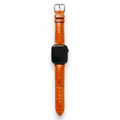 Bracelet de Montre Alligator Lisse Orange