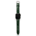 Bracelet de Montre Alligator Lisse Vert