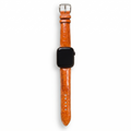 Bracelet de Montre Alligator Sauvage Orange