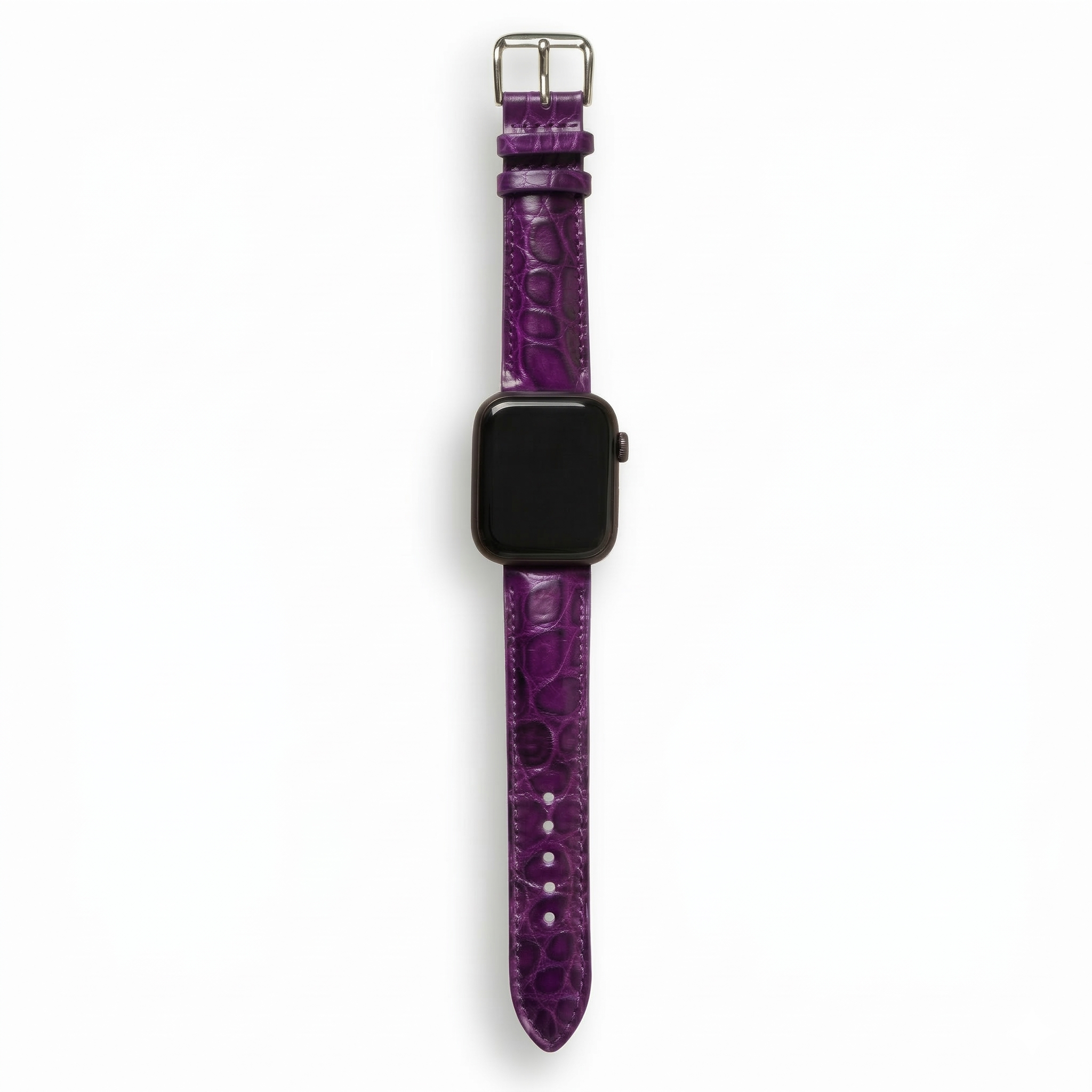 Bracelet de Montre Alligator Sauvage Violet