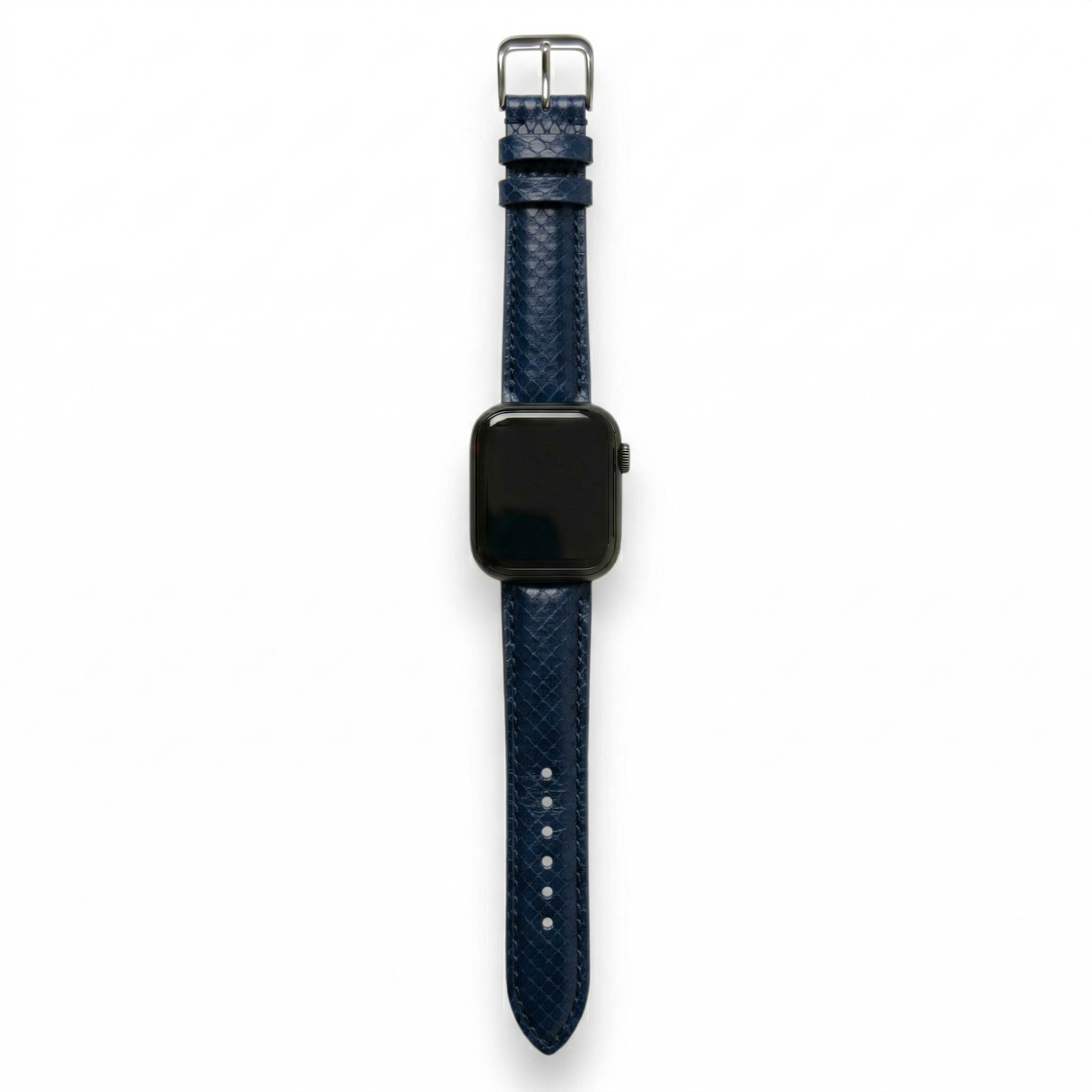 Bracelet de Montre Python Bleu Minuit