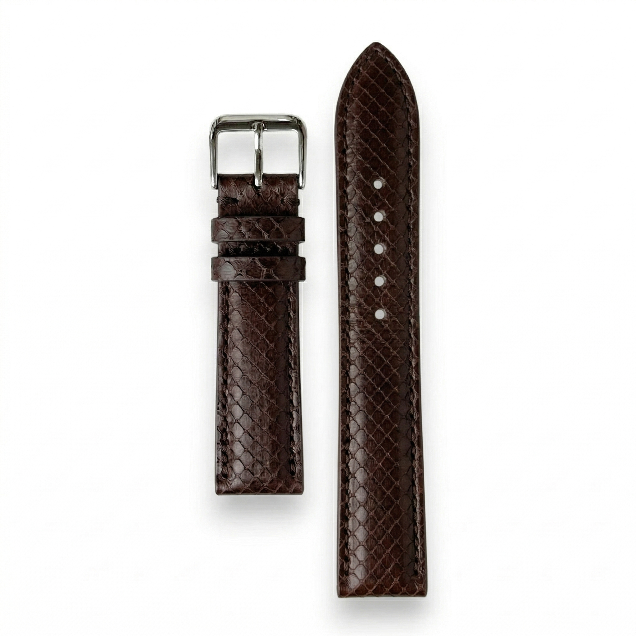 Bracelet de Montre Python Marron