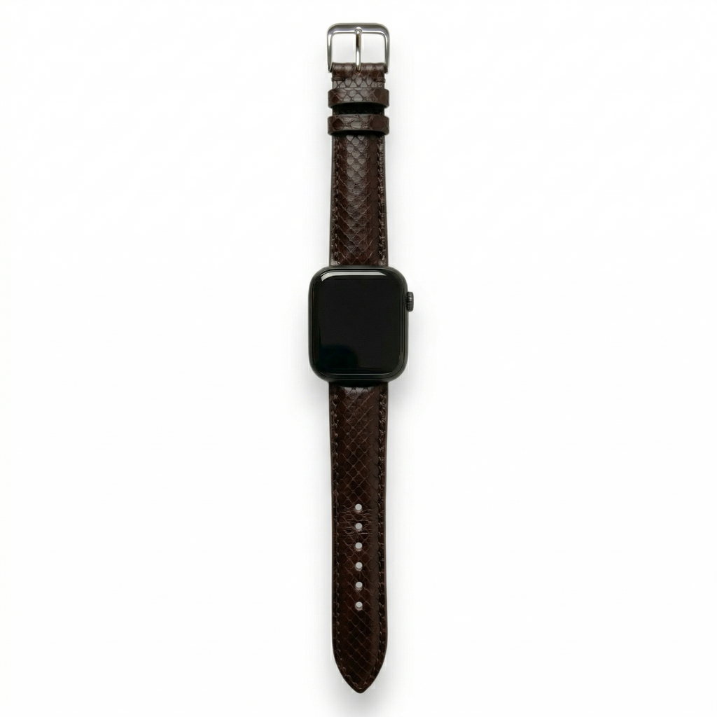 Bracelet de Montre Python Marron
