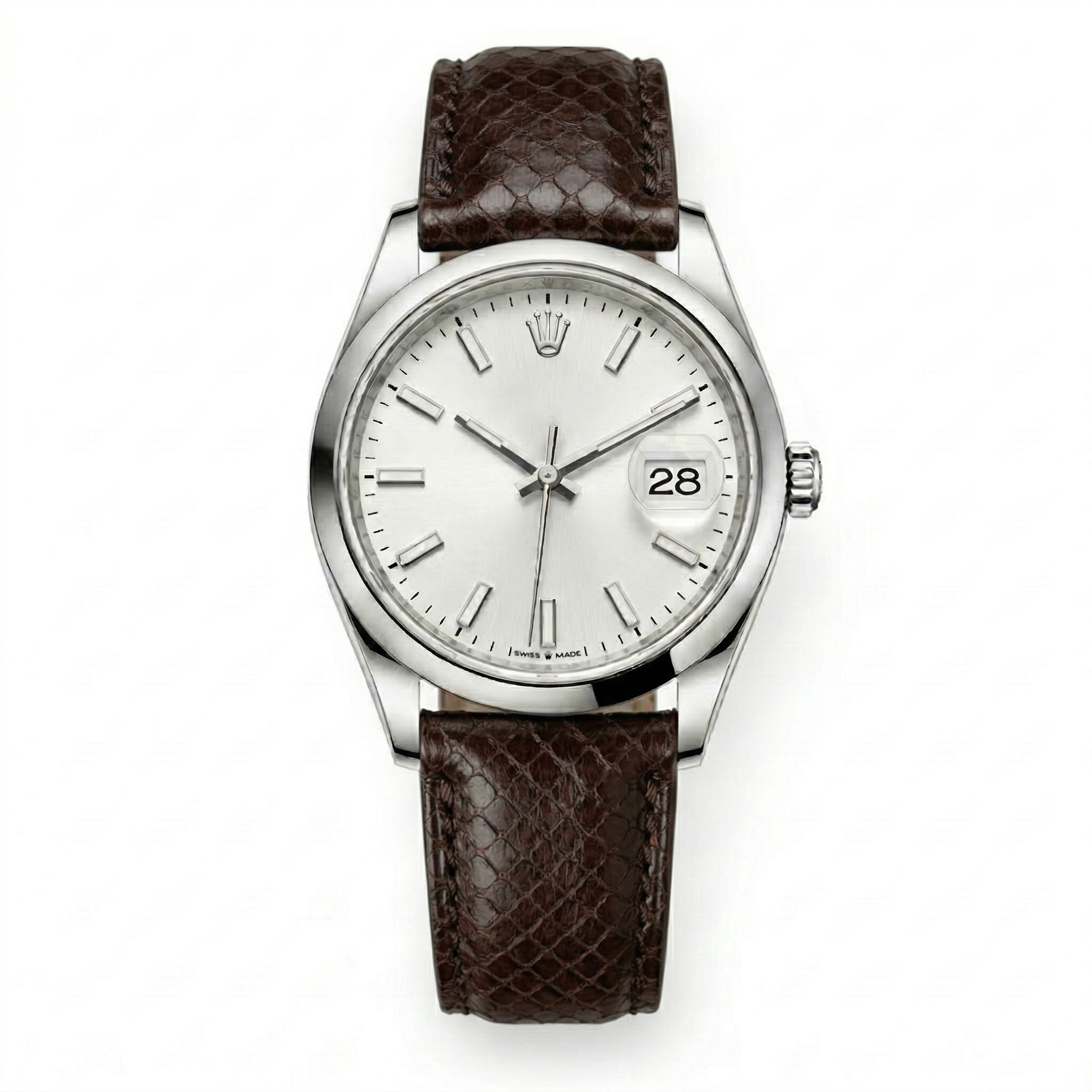 Bracelet de Montre Python Marron