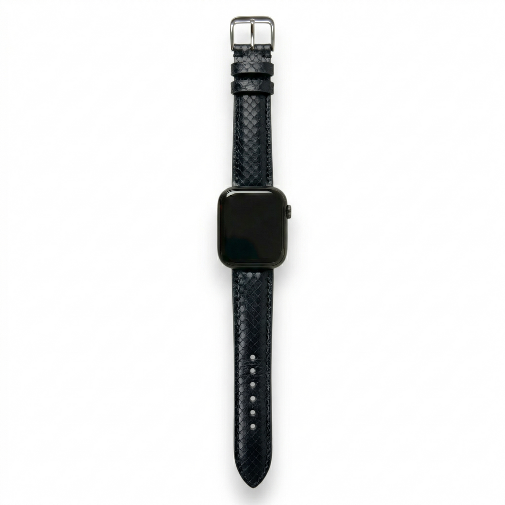 Bracelet de Montre Python Noir