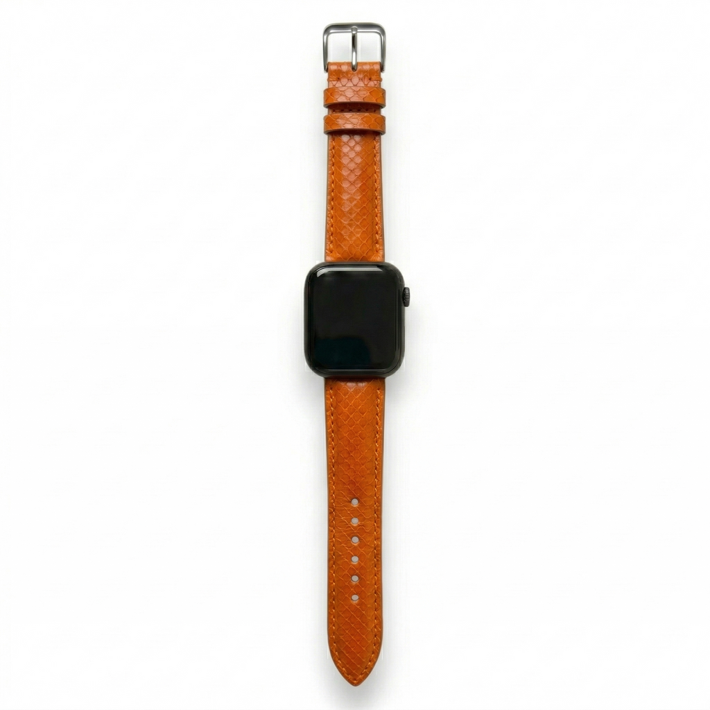 Bracelet de Montre Python Orange