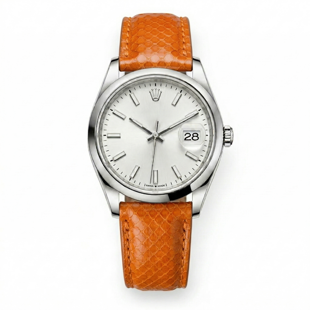 Bracelet de Montre Python Orange