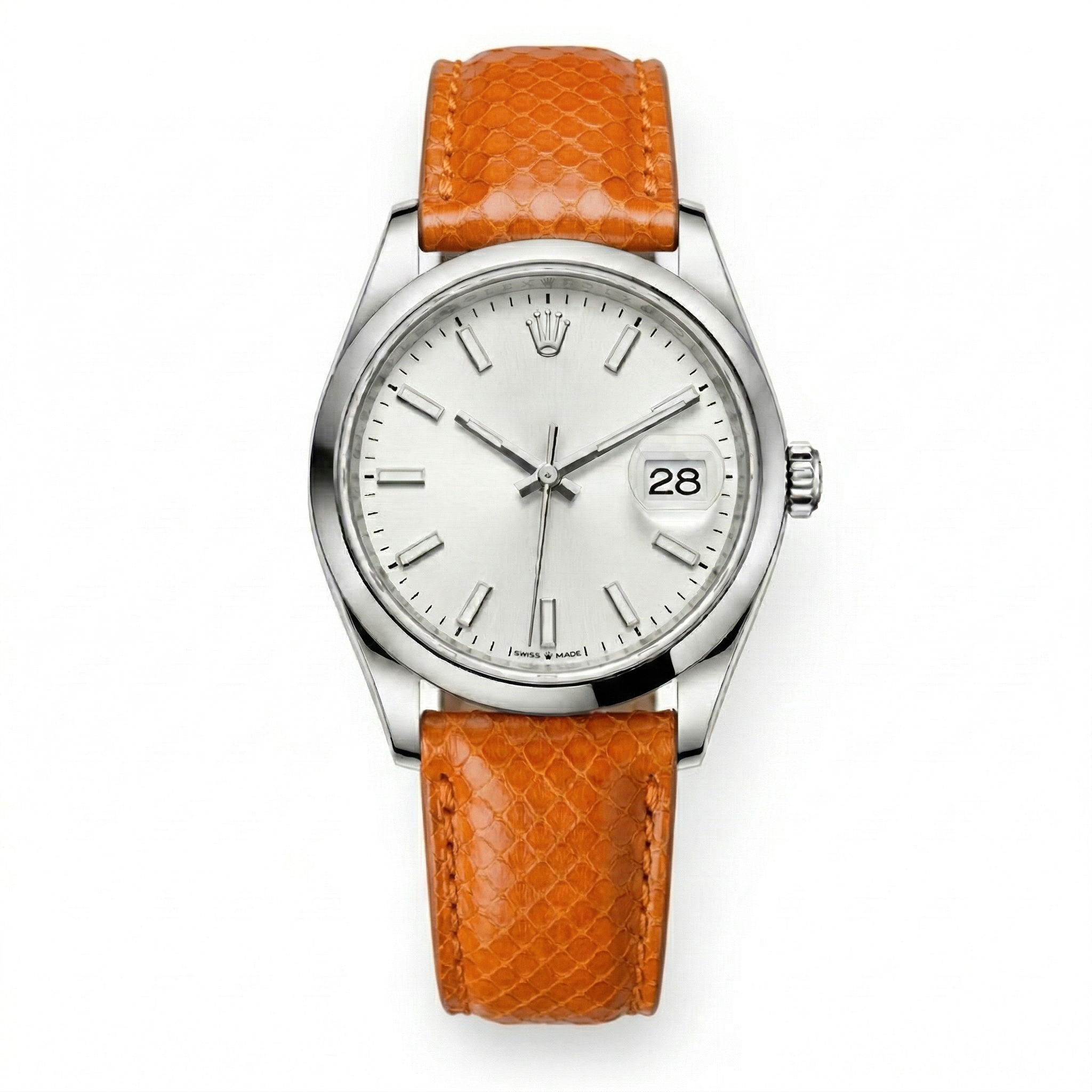 Bracelet de Montre Python Orange