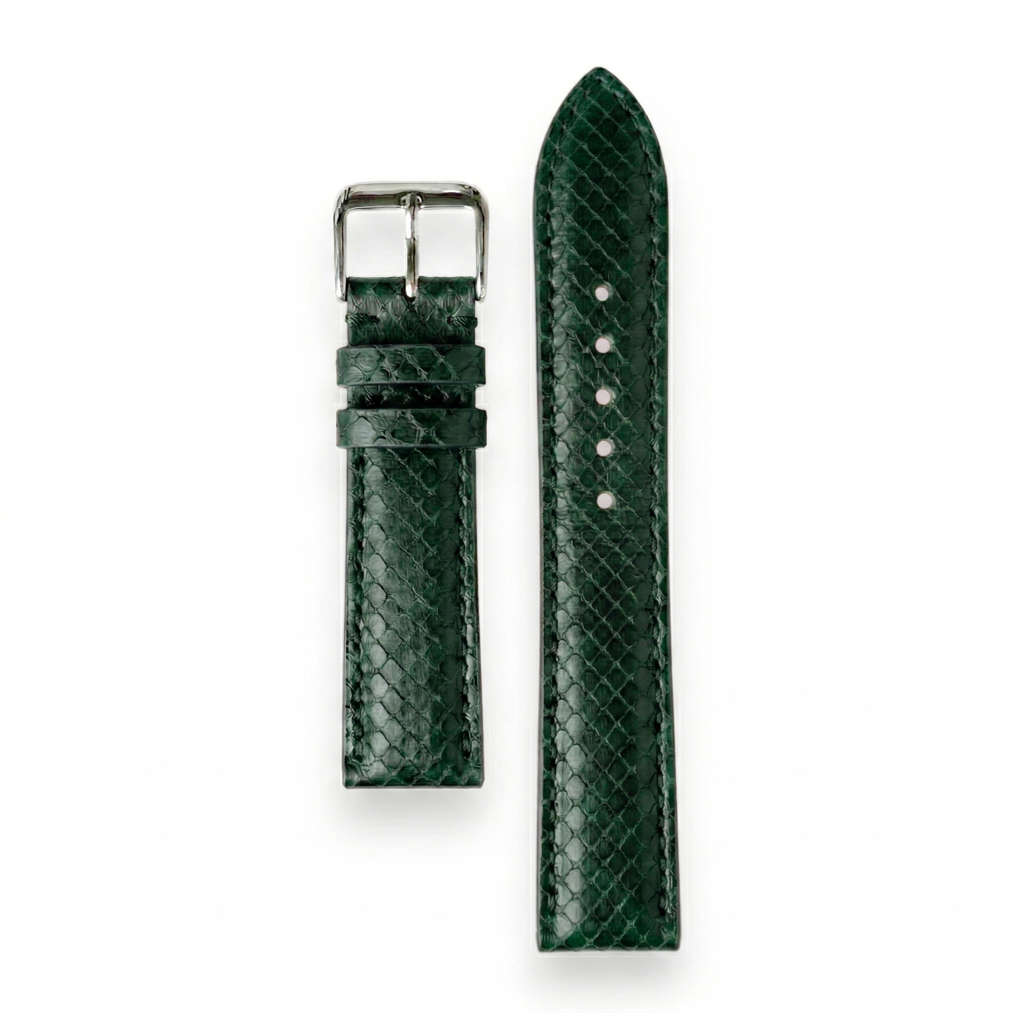 Bracelet de Montre Python Vert