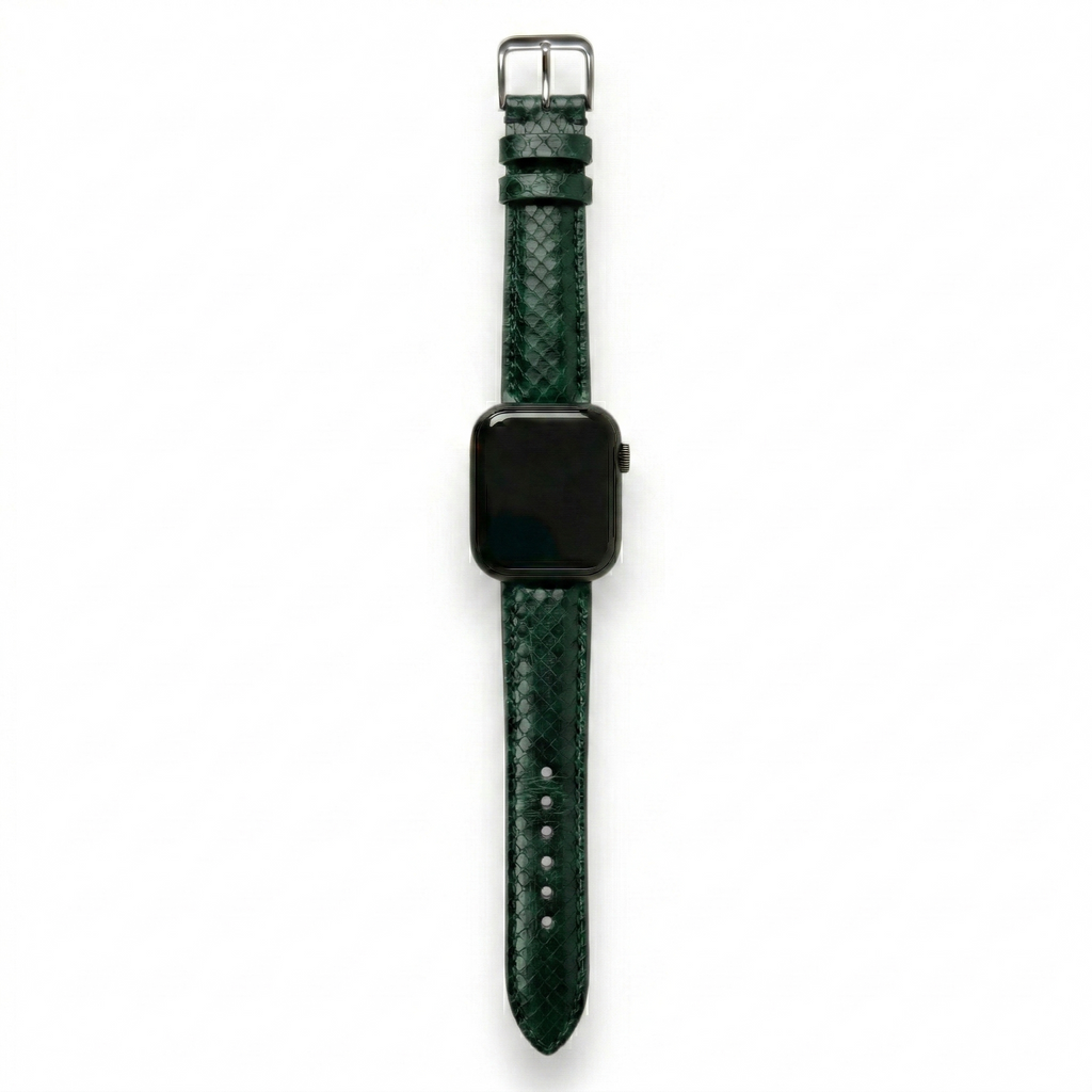 Bracelet de Montre Python Vert