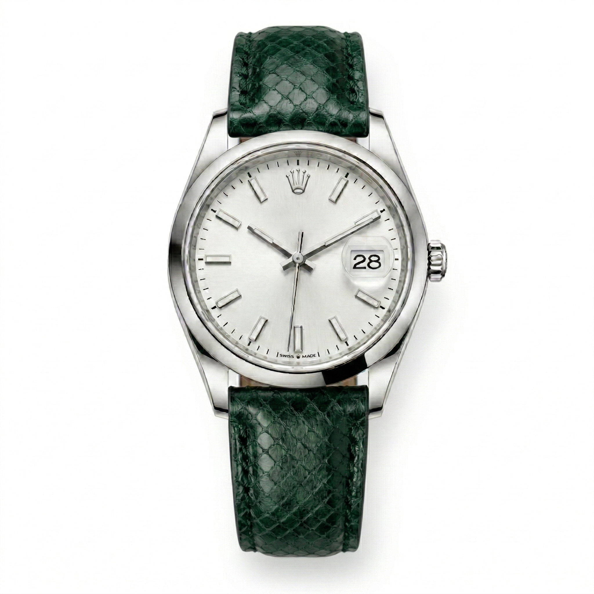 Bracelet de Montre Python Vert