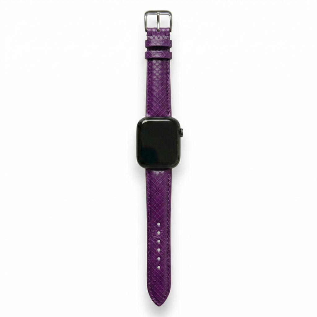 Bracelet de Montre Python Violet