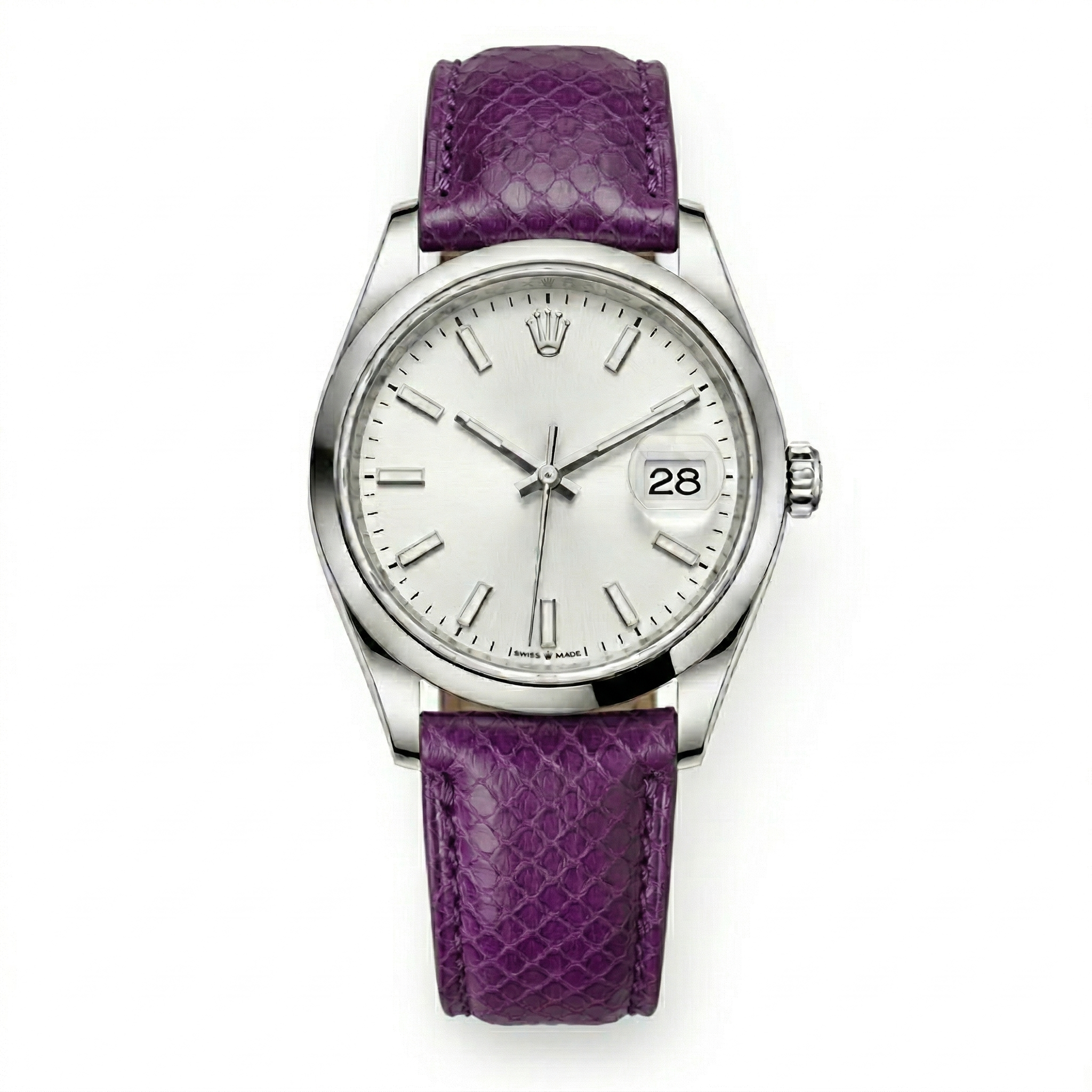 Bracelet de Montre Python Violet