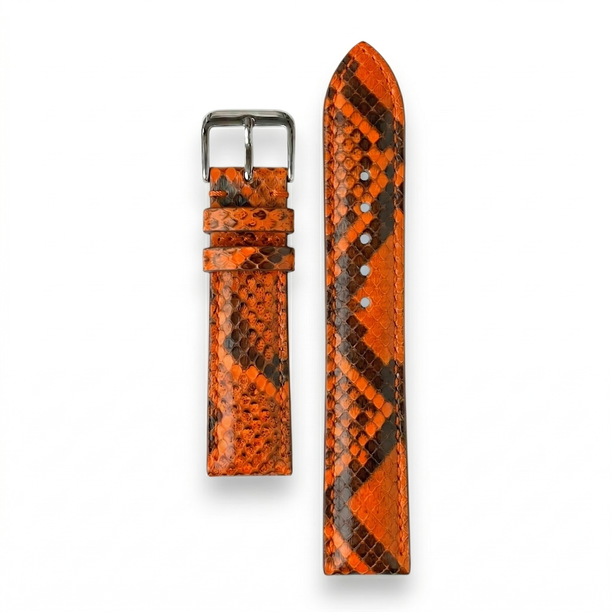 Bracelet de Montre Python Orange