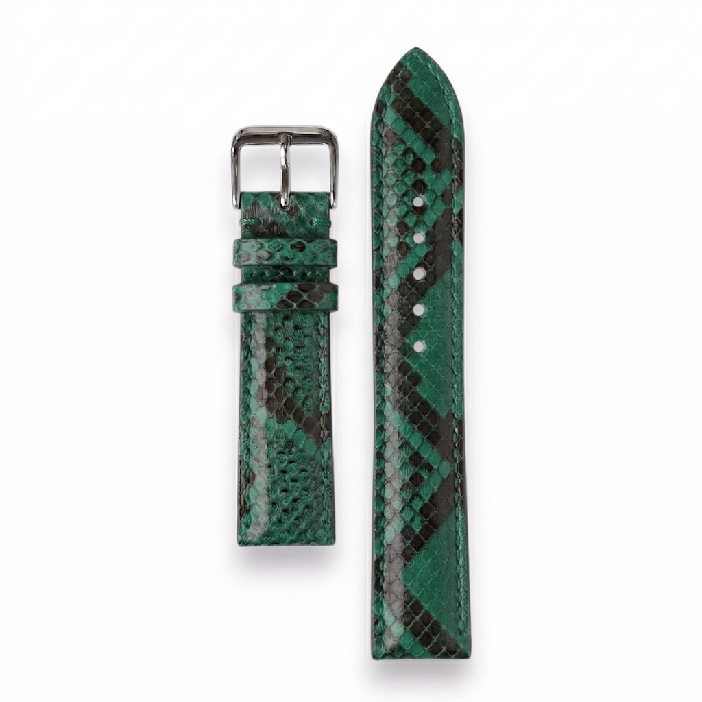 Bracelet de Montre Python Vert
