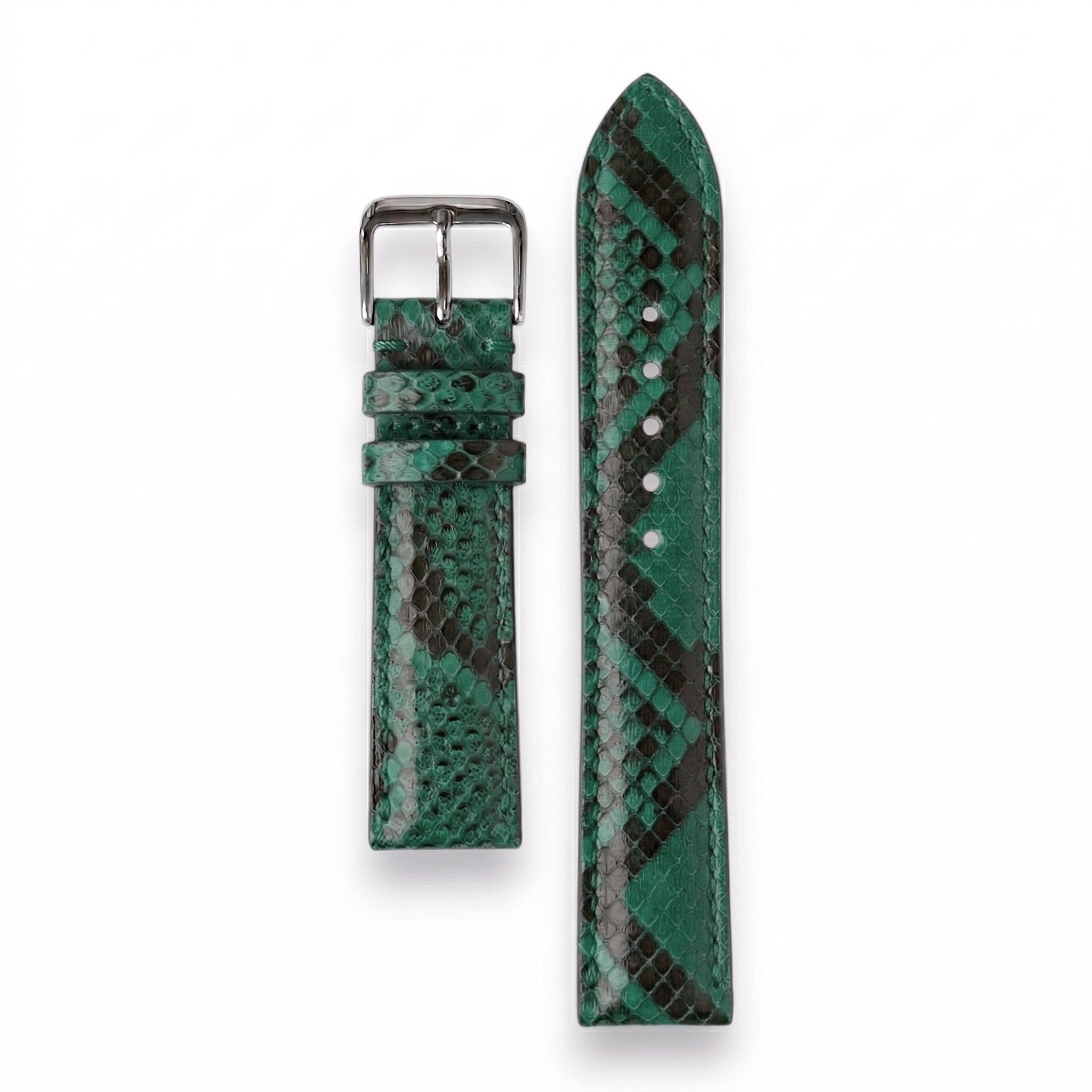 Bracelet de Montre Python Vert