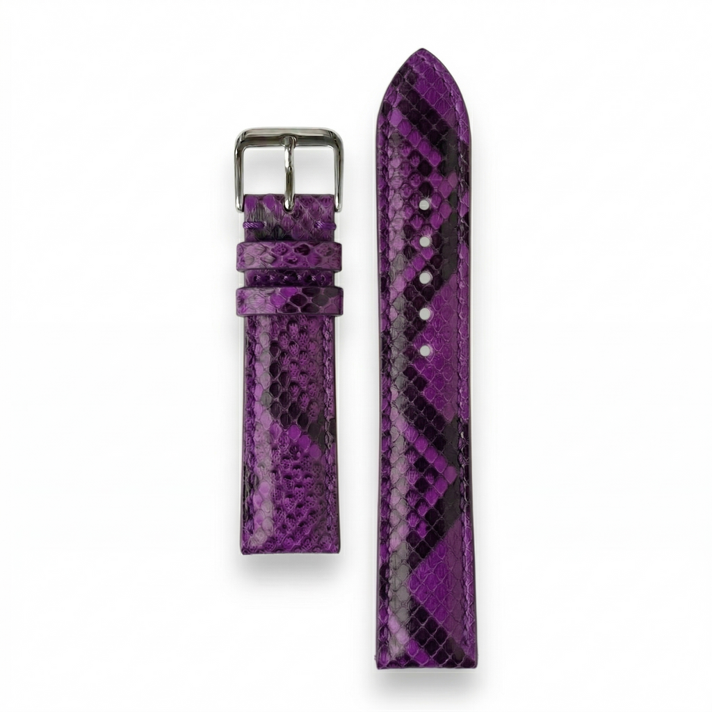 Bracelet de Montre Python Violet