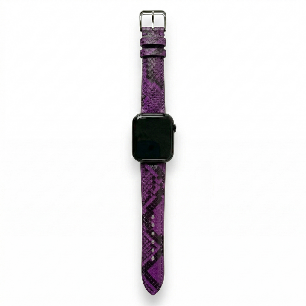 Bracelet de Montre Python Violet