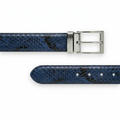 Ceinture en Python Premium Bleu Minuit