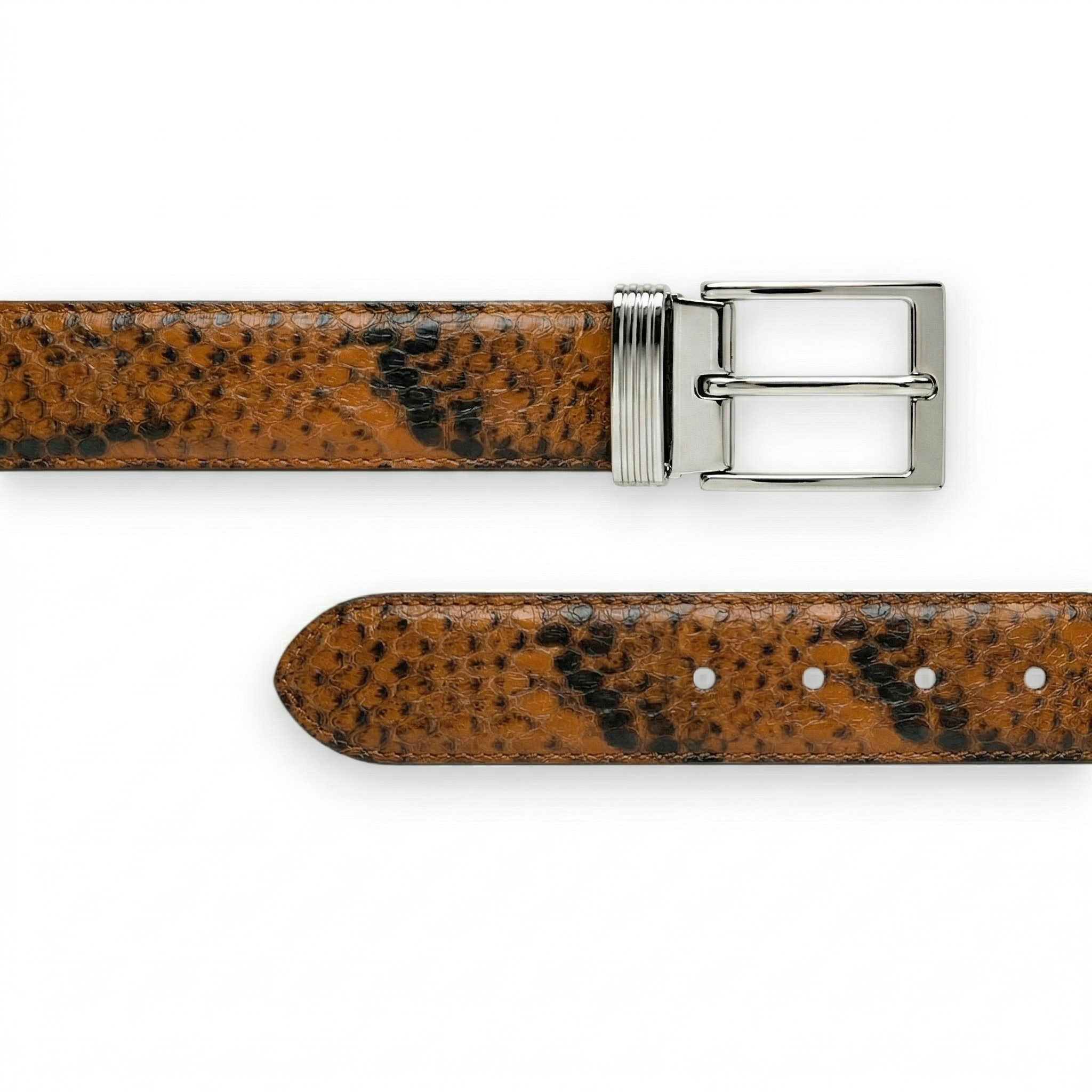 Ceinture en Python Premium Camel