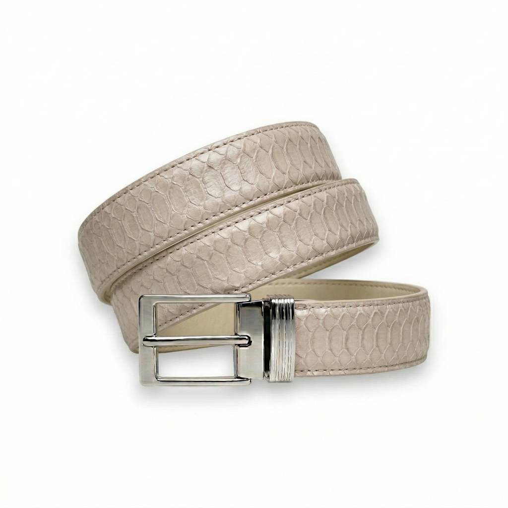 Ceinture Python Crème