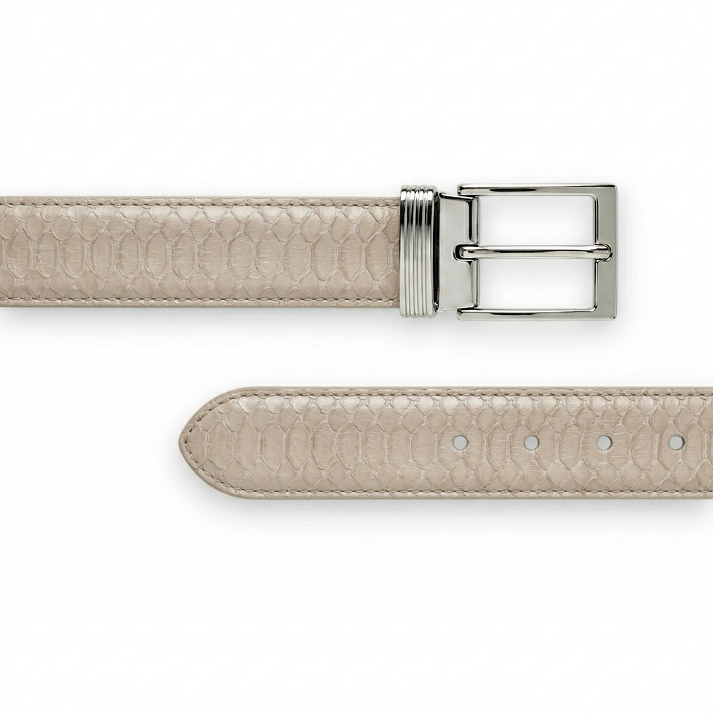Ceinture Python Crème