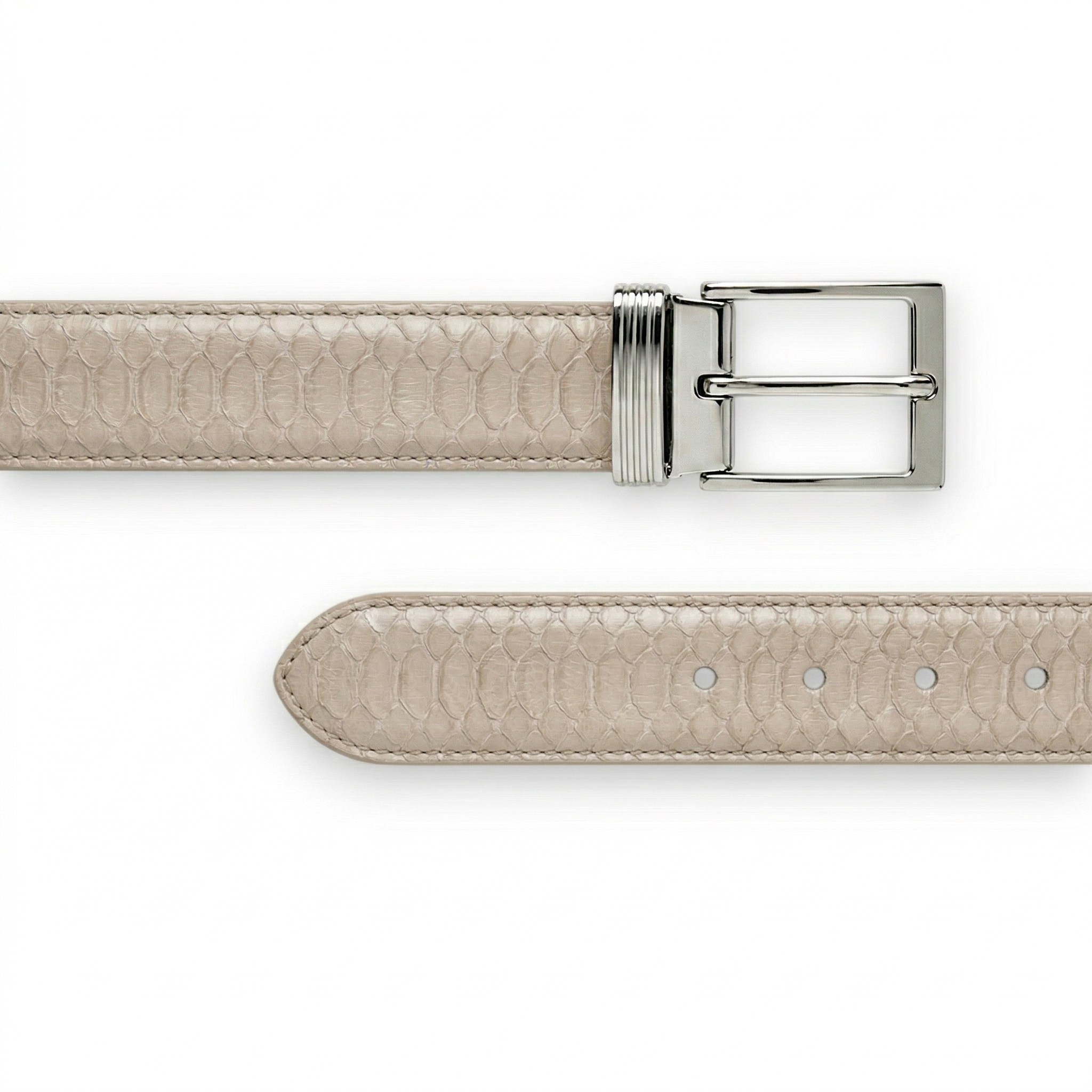 Ceinture Python Crème