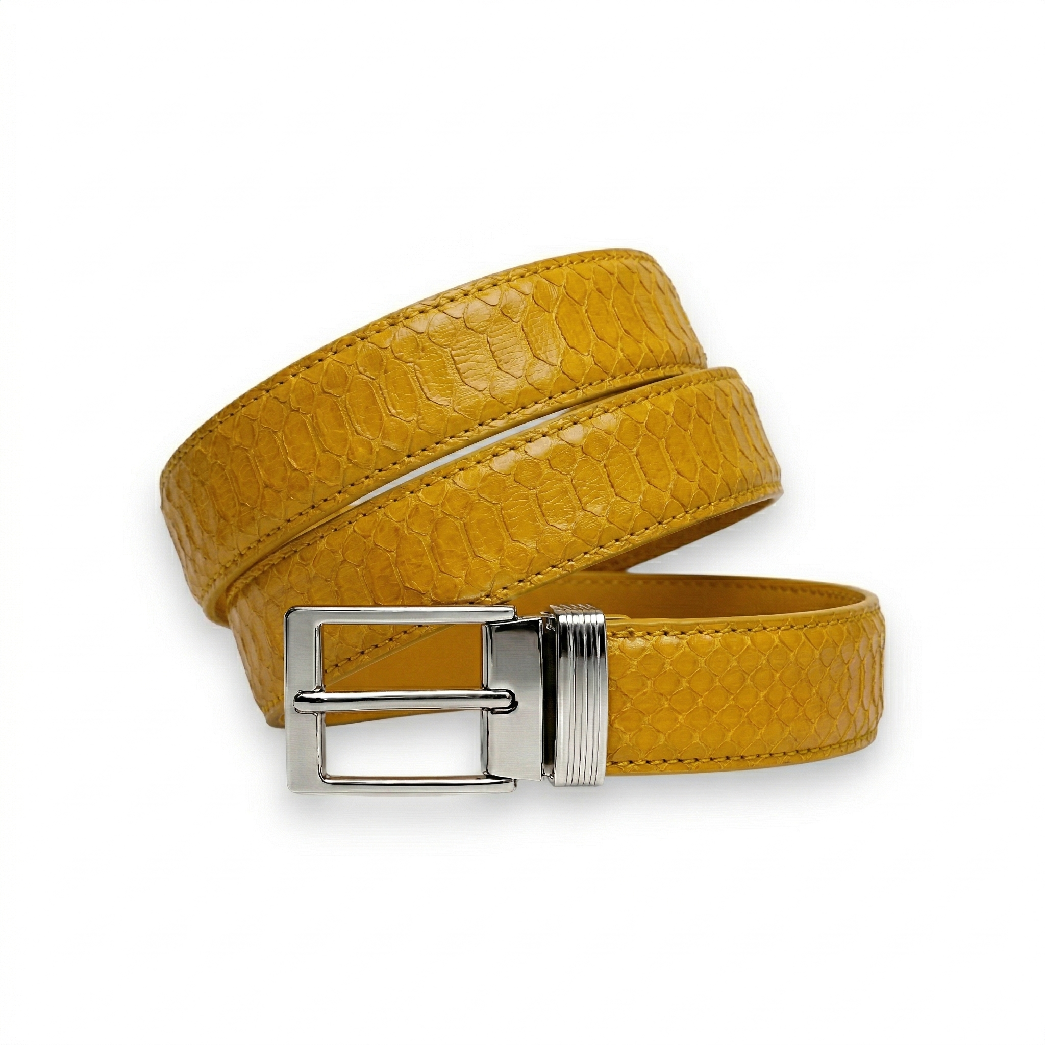 Ceinture Python Jaune