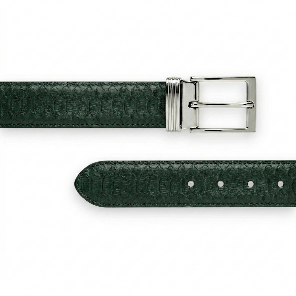 Ceinture Python Vert