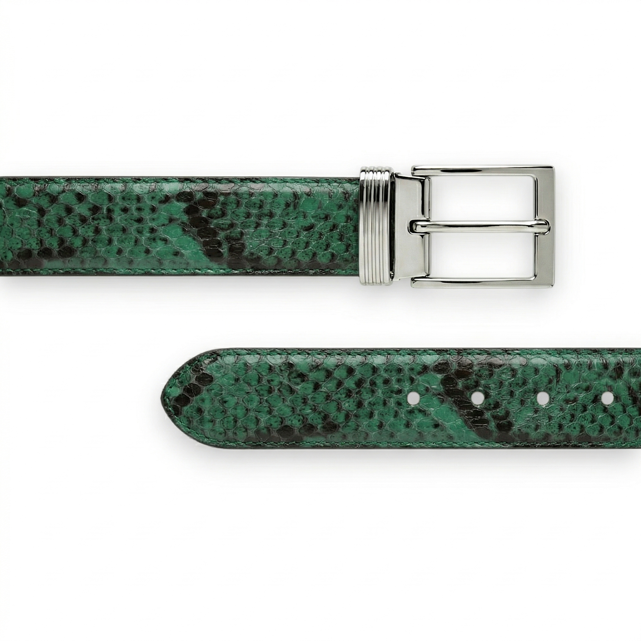 Ceinture en Python Premium Vert