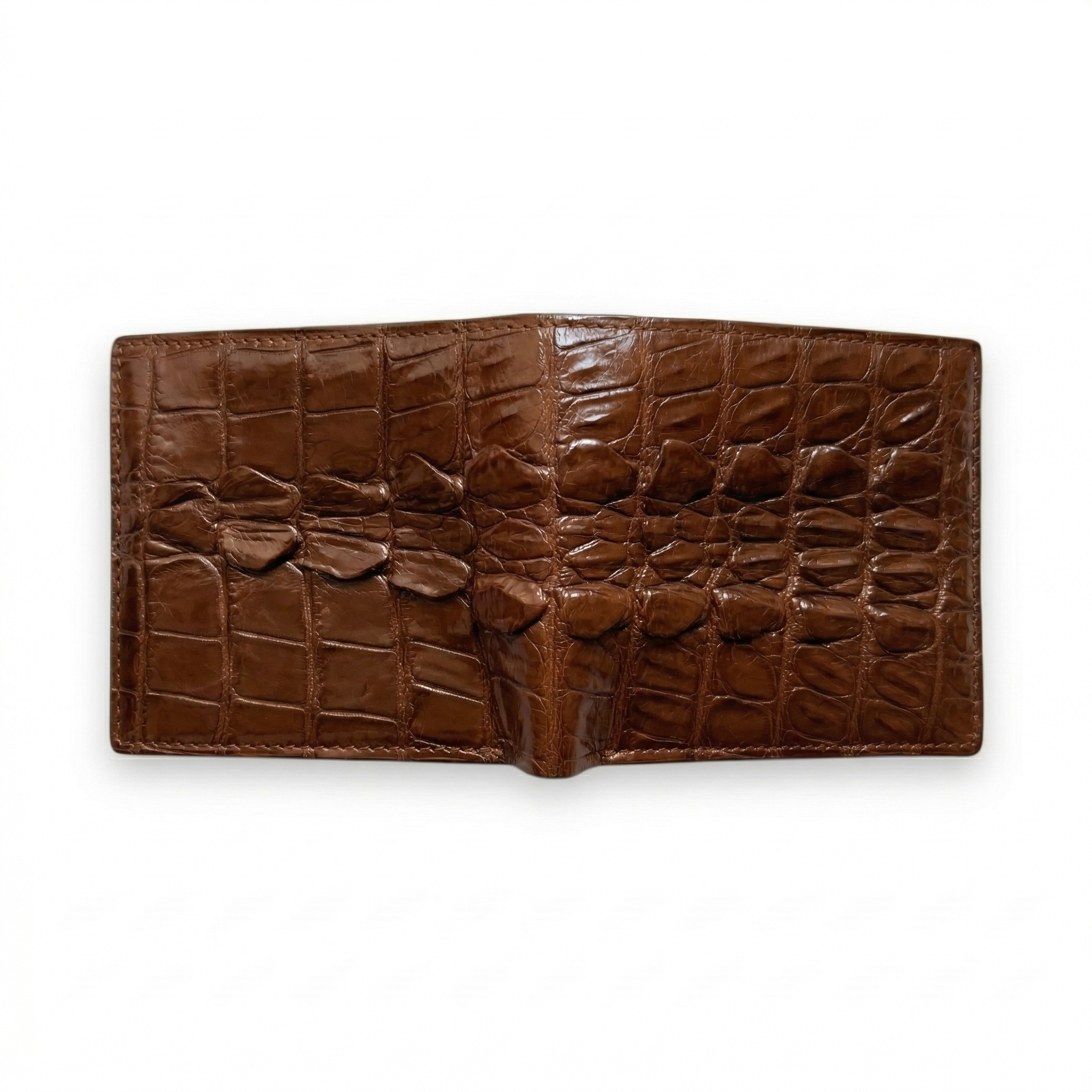 Portefeuille Alligator Chocolat — Édition Limitée