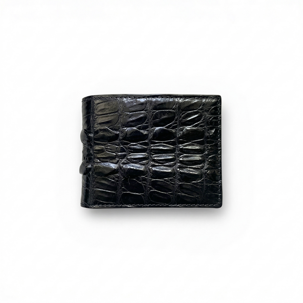 Portefeuille Alligator Noir — Édition Limitée