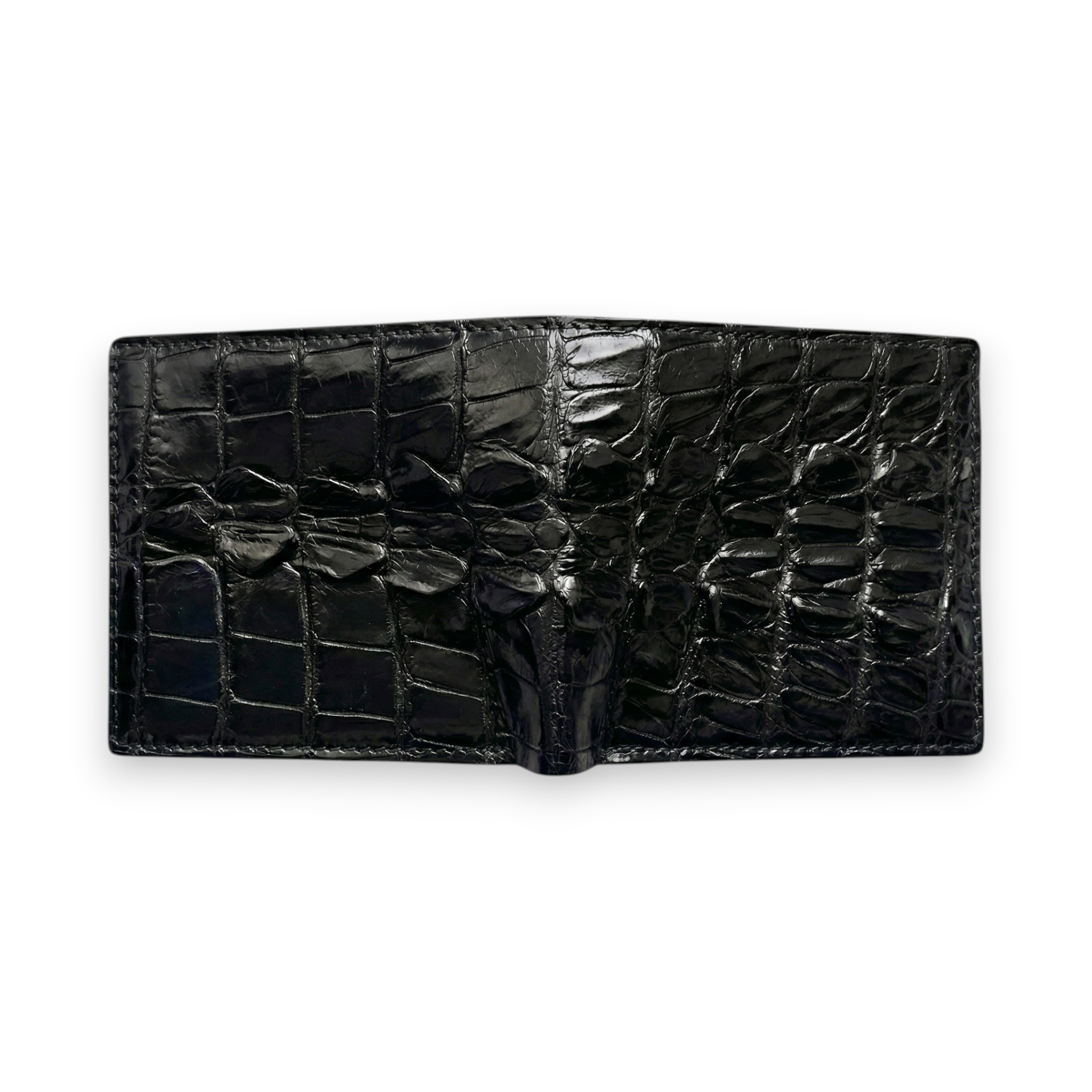 Portefeuille Alligator Noir — Édition Limitée
