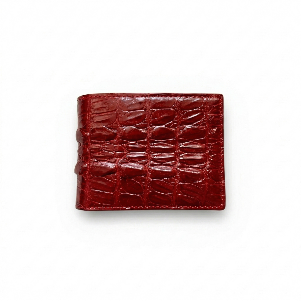 Portefeuille Alligator Rouge — Édition Limitée