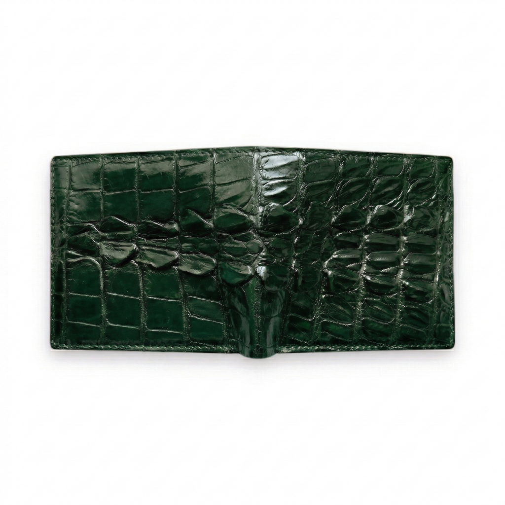 Portefeuille Alligator Vert — Édition Limitée
