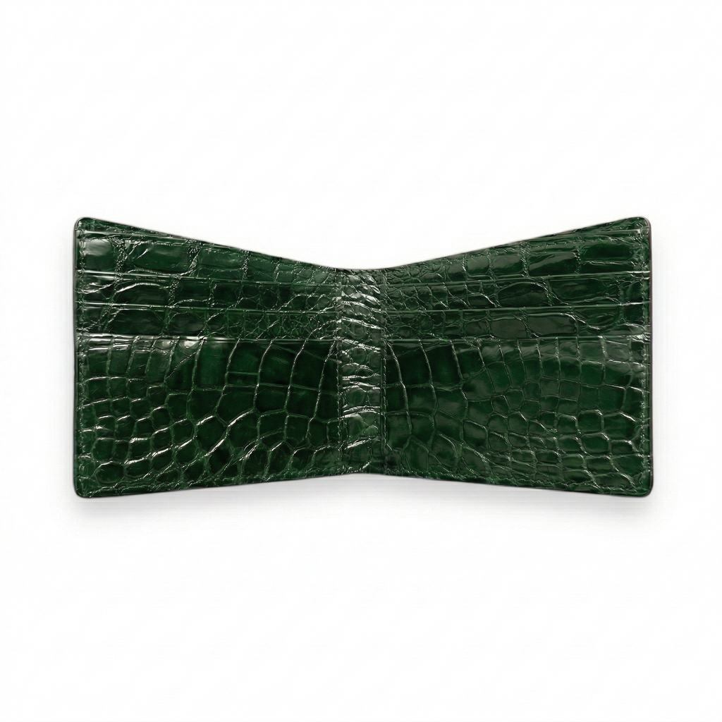 Portefeuille Alligator Vert — Édition Limitée