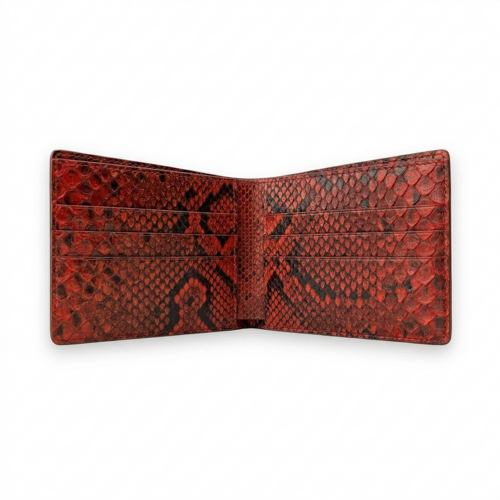 Portefeuille Python Rouge