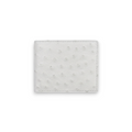 Portefeuille Autruche Blanc