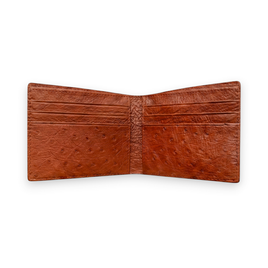 Portefeuille Autruche Camel