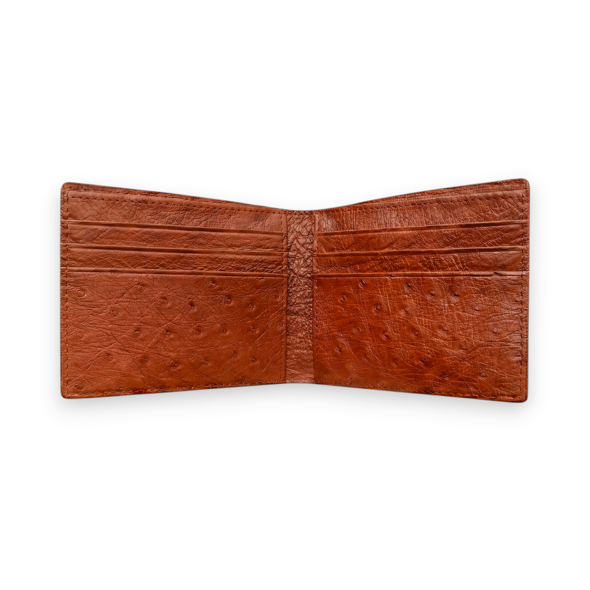 Portefeuille Autruche Camel
