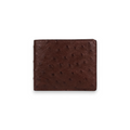 Portefeuille Autruche Chocolat