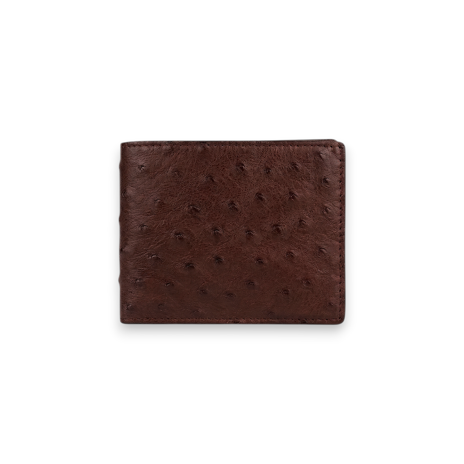 Portefeuille Autruche Chocolat