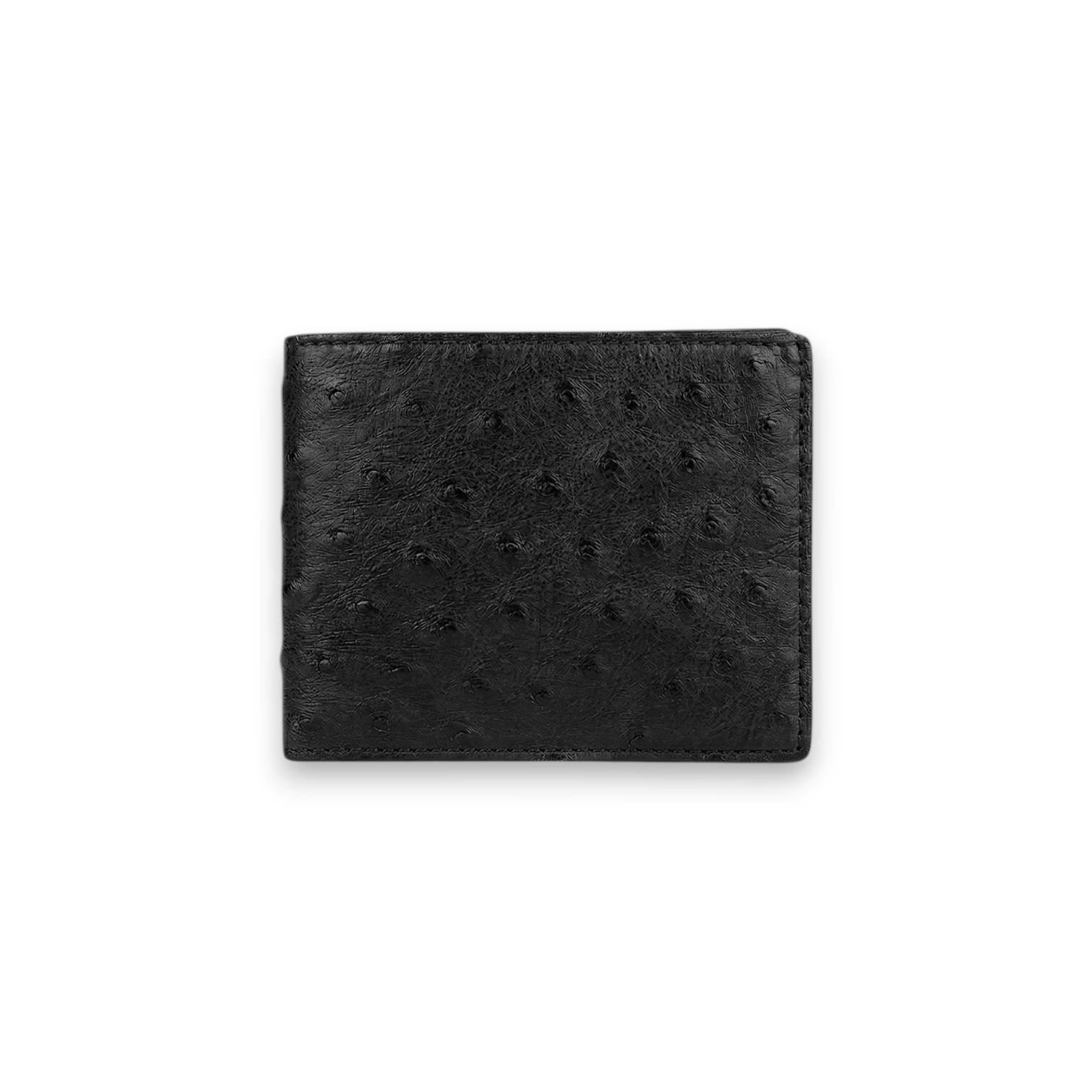 Portefeuille Autruche Noir